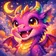 Vibrant and colorful animal avatar with an abstract style suitable for a profile picture.